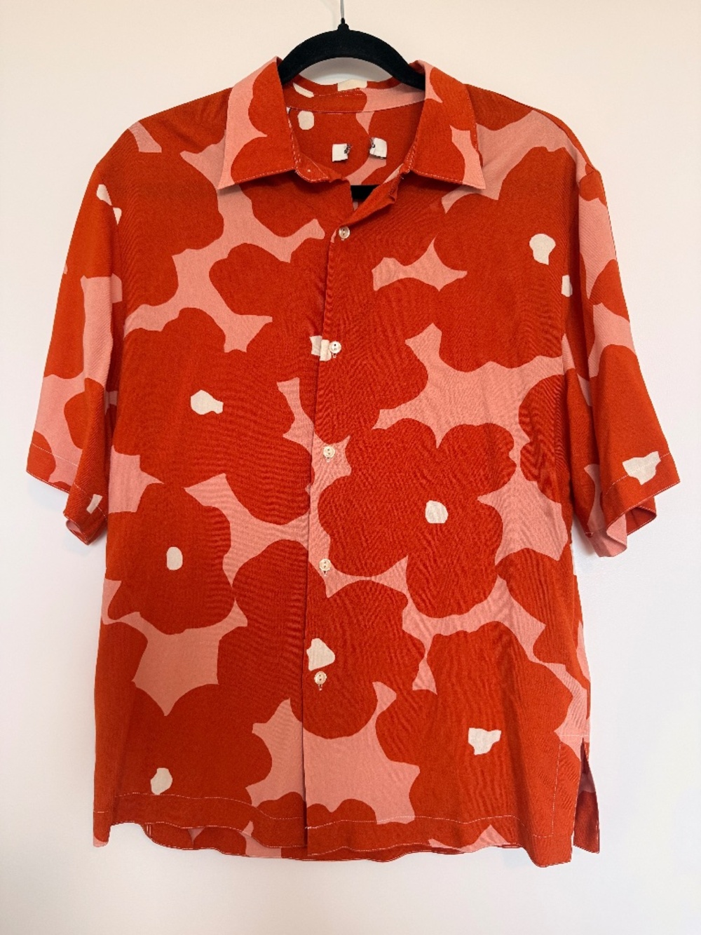 Sandro Men's Floral Print Short-Sleeve Shirt